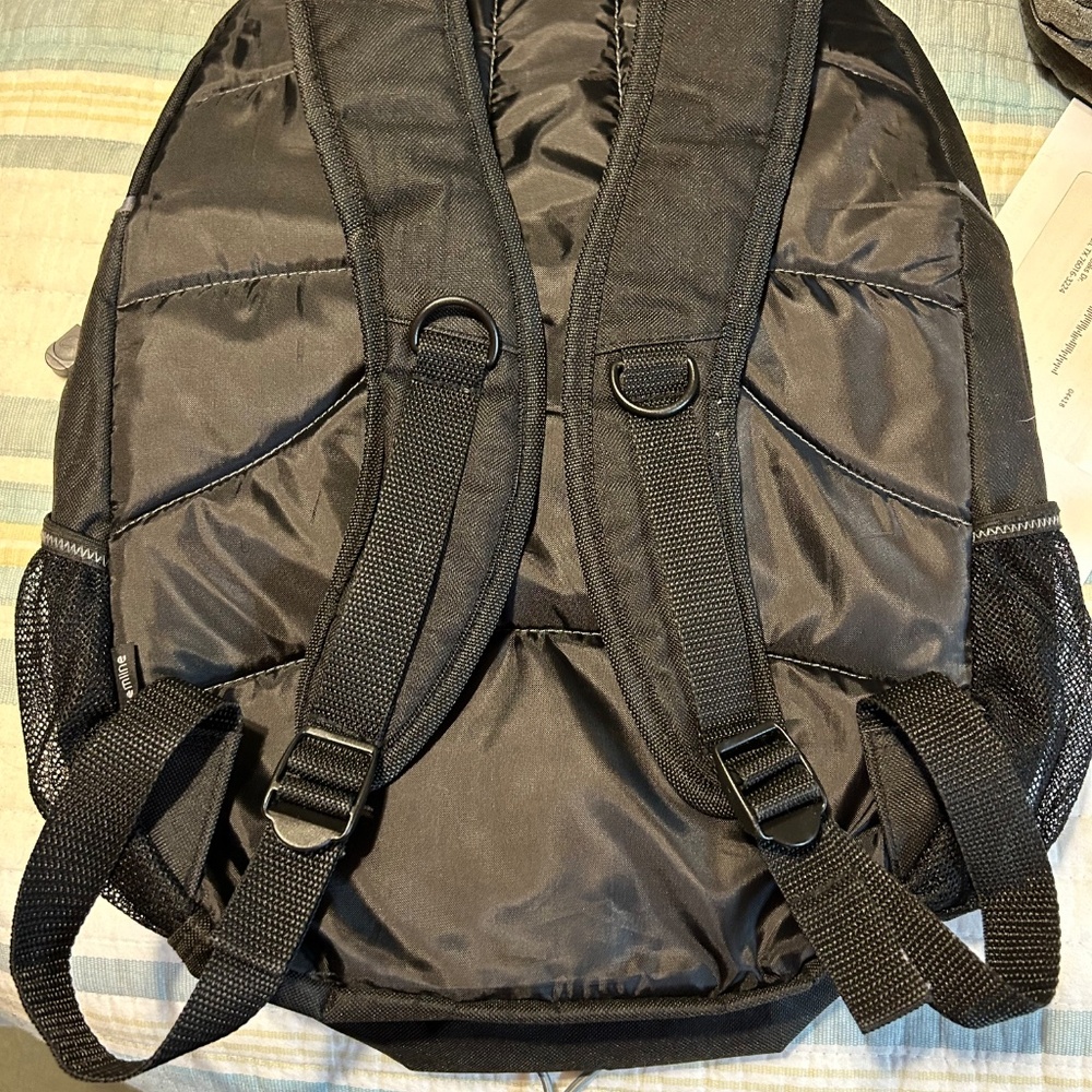 Gemline Black American Red Cross Backpack View 2